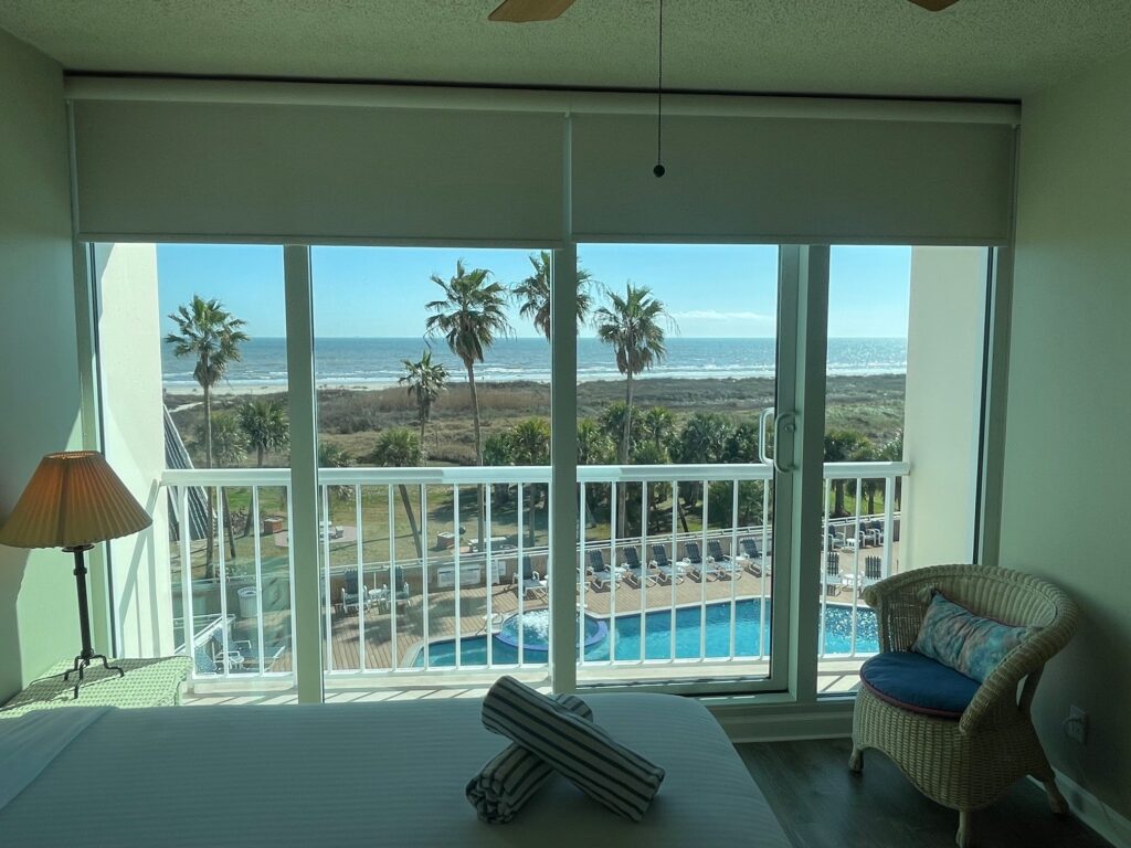 master bedroom balcony view